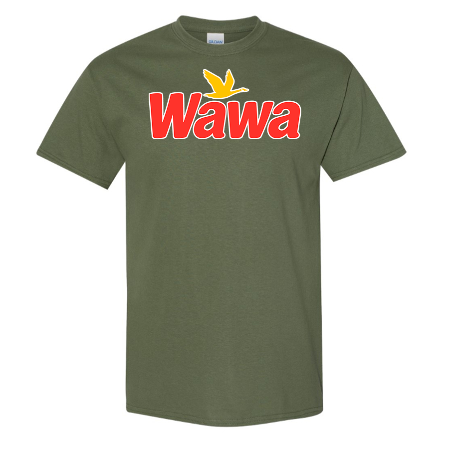 Men's Wawa Gas Station  Cotton T-Shirt