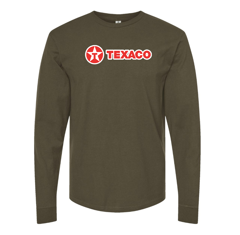 Men's Texaco Cotton Long Sleeve T-Shirt