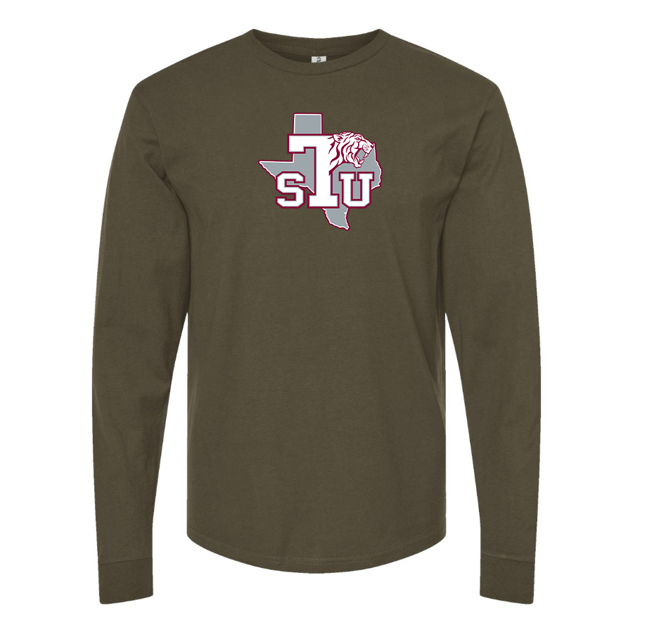 Men's Texas Southern Tigers Cotton Long Sleeve T-Shirt