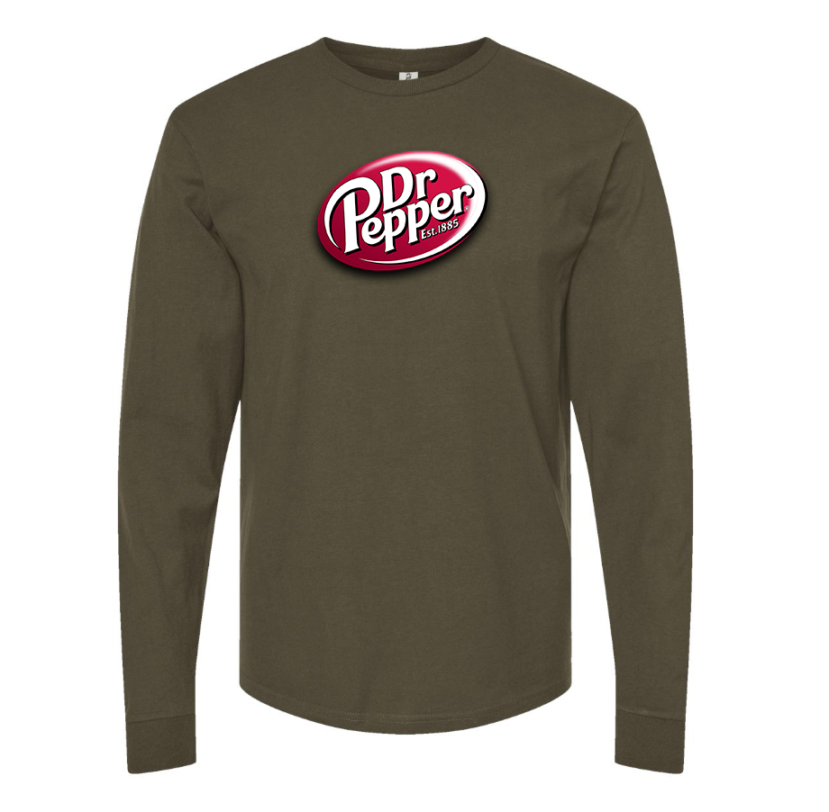 Men's Dr.Pepper Cotton Long Sleeve T-Shirt