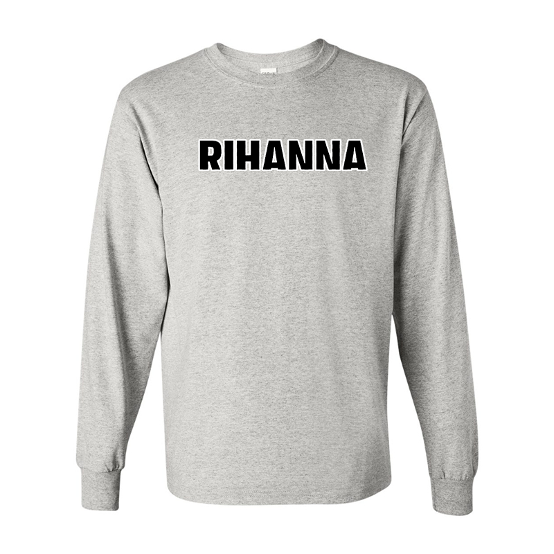 Men's Rihanna Gildan Heavy Cotton Long Sleeve T-Shirt