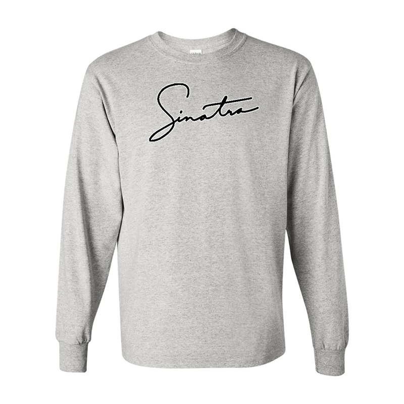 Men's Frank Sinatra Gildan Heavy Cotton Long Sleeve T-Shirt