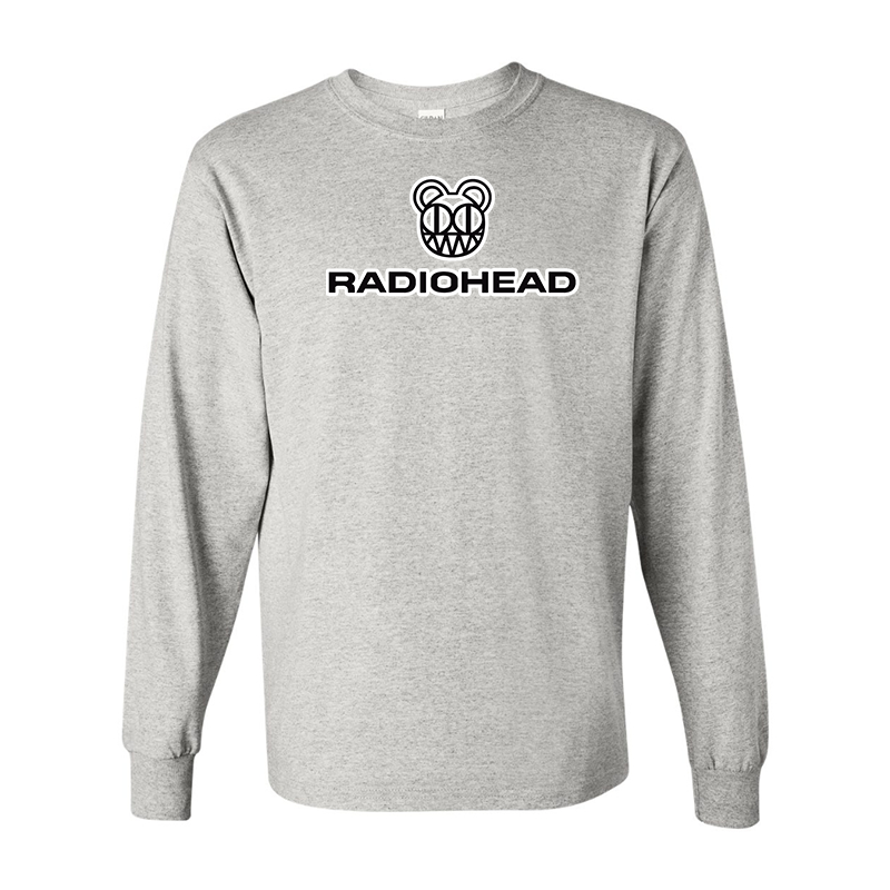 Men's Radiohead Gildan Heavy Cotton Long Sleeve T-Shirt