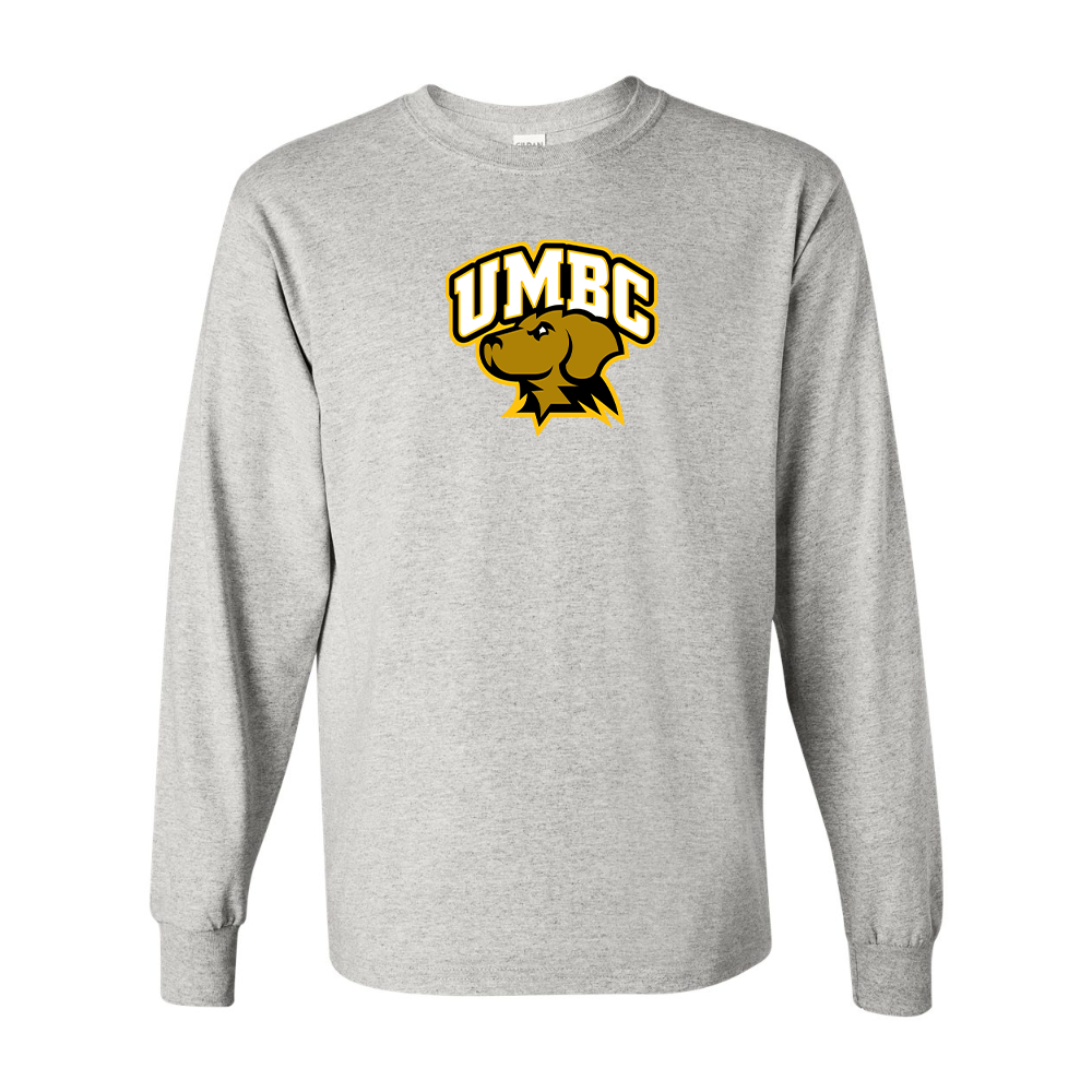 Men's UMBC Retrievers Gildan Heavy Cotton Long Sleeve T-Shirt