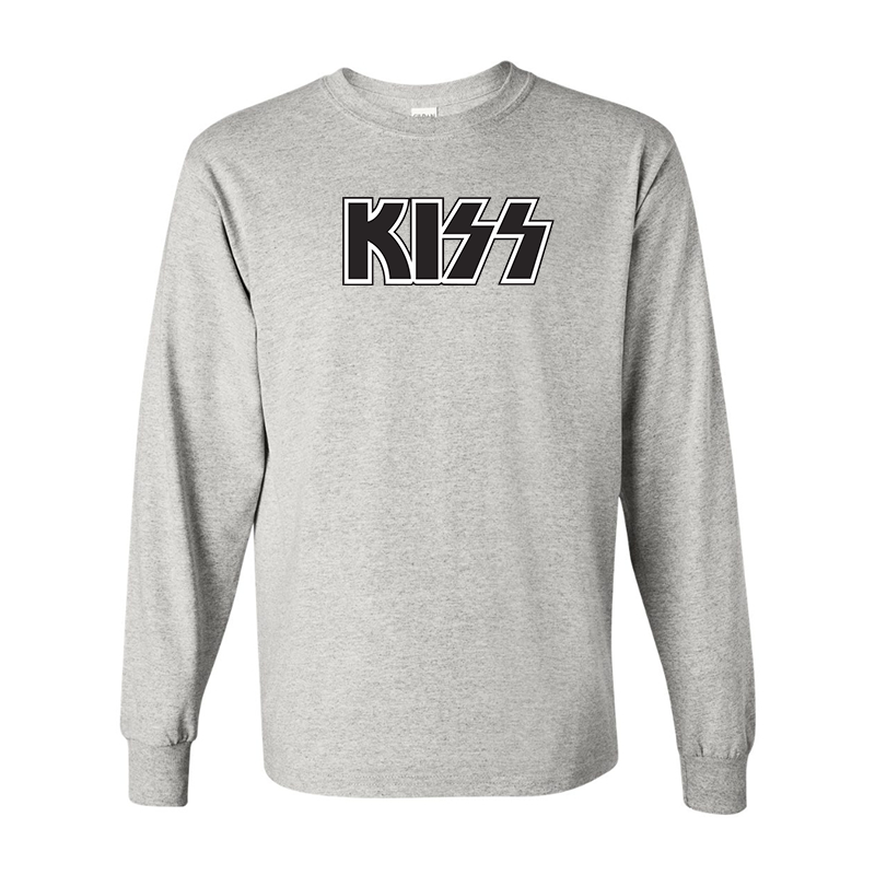 Men's Kiss Gildan Heavy Cotton Long Sleeve T-Shirt