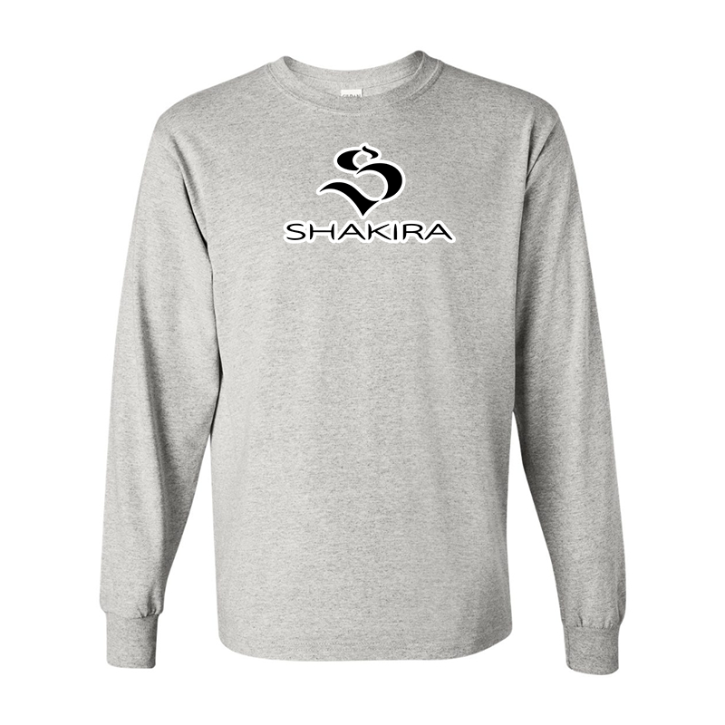 Men's Shakira Gildan Heavy Cotton Long Sleeve T-Shirt