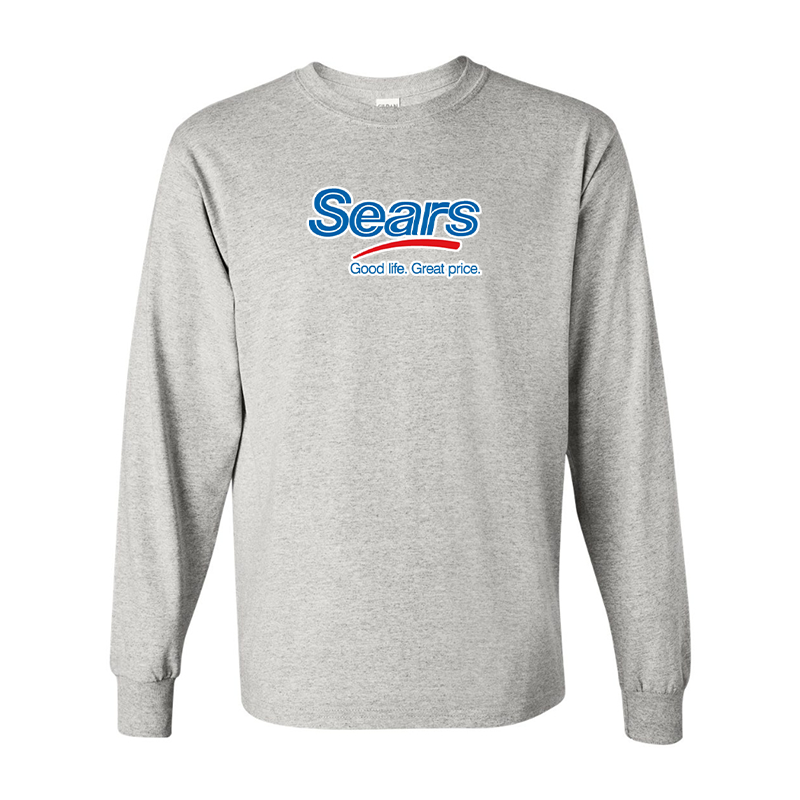 Men's Sears Gildan Heavy Cotton Long Sleeve T-Shirt