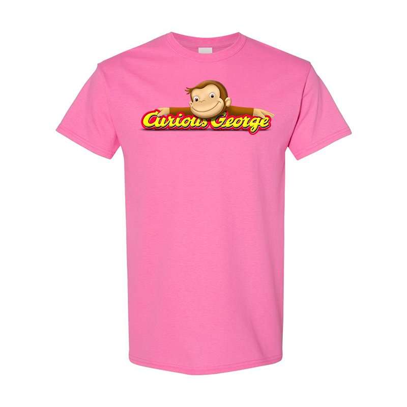 Men's Curious George Gildan Heavy Cotton T-Shirt