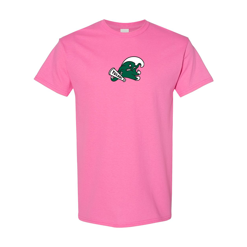 Men's Tulane Green Wave Gildan Heavy Cotton T-Shirt