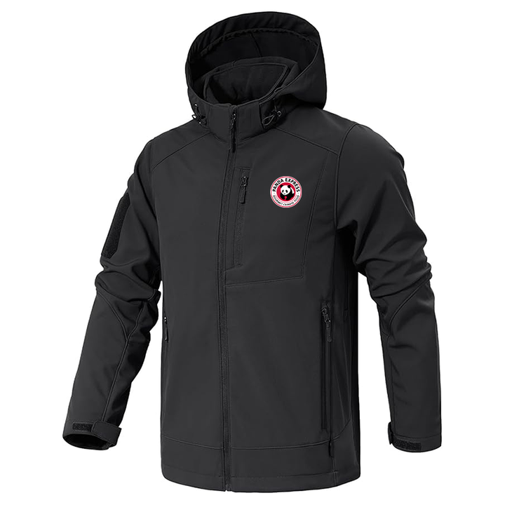 Men's Panda Express Jacket Waterproof Hooded Coats Tactical Soft Shell Jackets