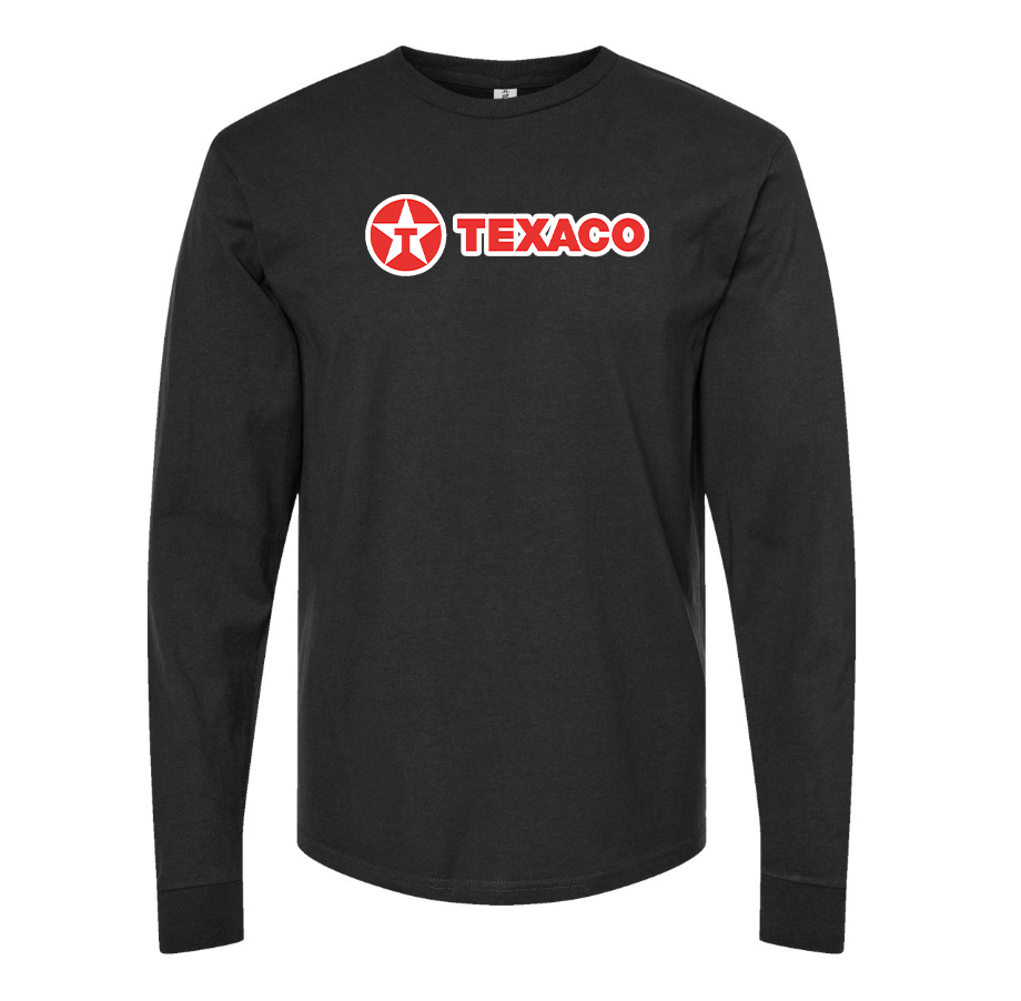 Men's Texaco Cotton Long Sleeve T-Shirt