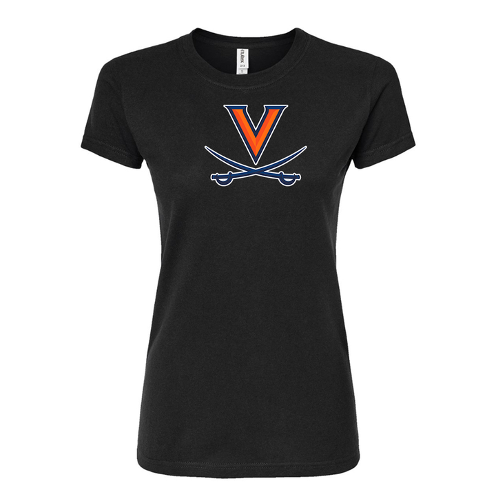 Women's Virginia Cavaliers Round Neck T-Shirt