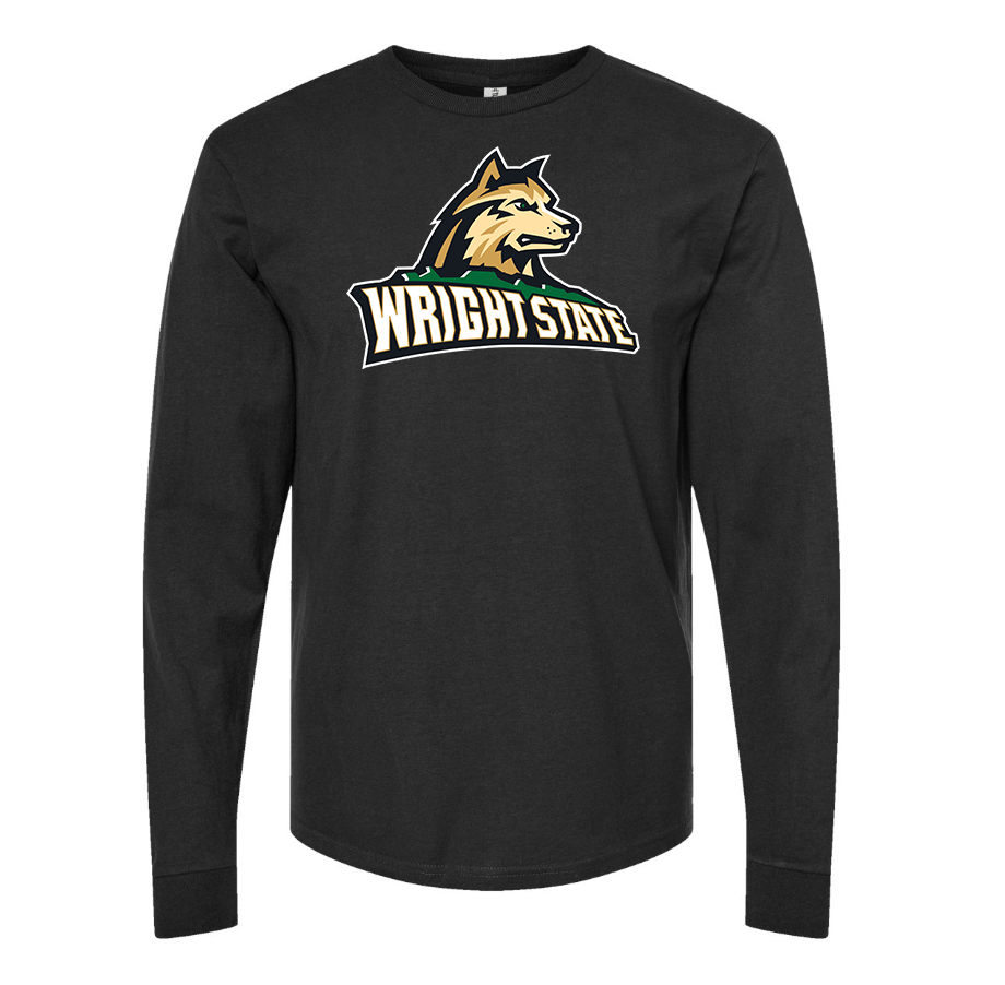 Men's Wright State Raiders Cotton Long Sleeve T-Shirt