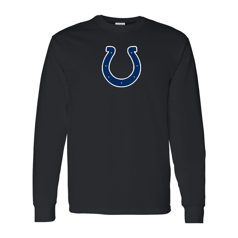 Men's Indianapolis Colts Gildan Heavy Cotton Long Sleeve T-Shirt