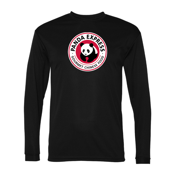 Men's Panda Express Polyester Long Sleeve T-Shirt