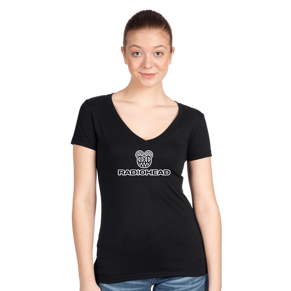 Women's Radiohead  Next Level Ideal V-Neck T-Shirt