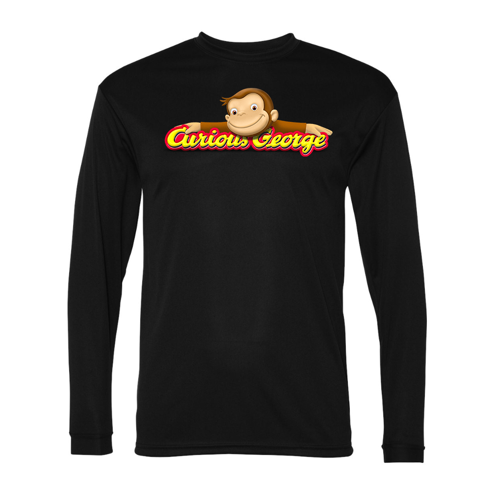 Men's Curious George Performance Long Sleeve T-Shirt