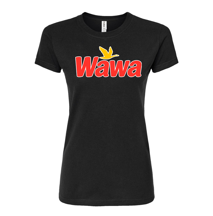 Women's Wawa Gas Station Round Neck T-Shirt