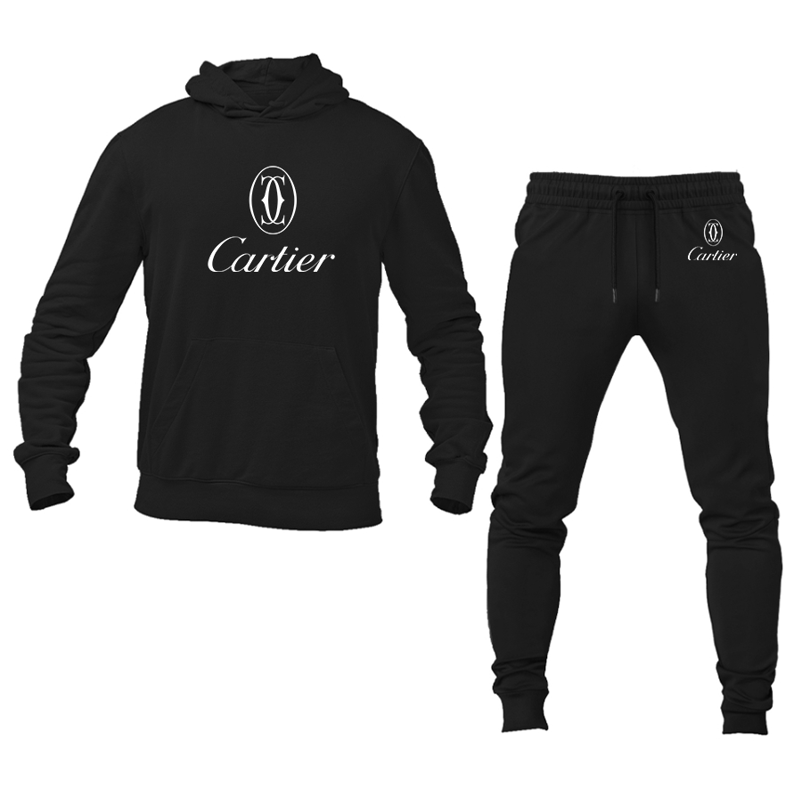 Unisex Cartier Jewellers And Watchmakers Hoodie and Joggers set