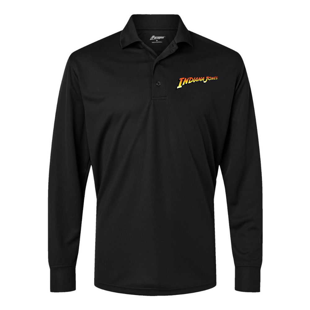 Men's Indiana Jones  Paragon Prescott Long Sleeve Polo