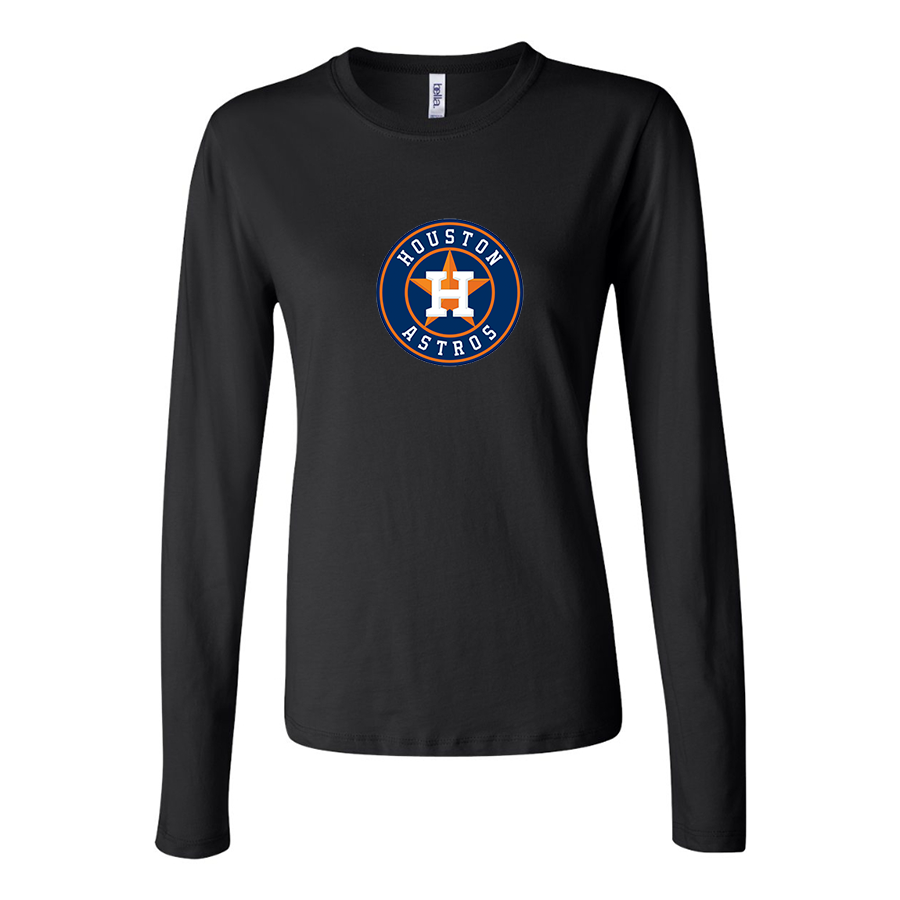 Women's Houston Astros  Long Sleeve T-Shirt