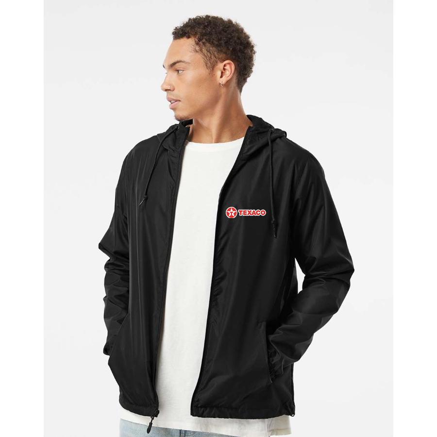 Men's Texaco Independent Trading Co Lightweight Windbreaker Full-Zip Jacket