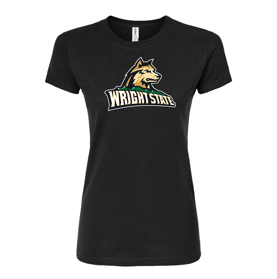 Women's Wright State Raiders Round Neck T-Shirt