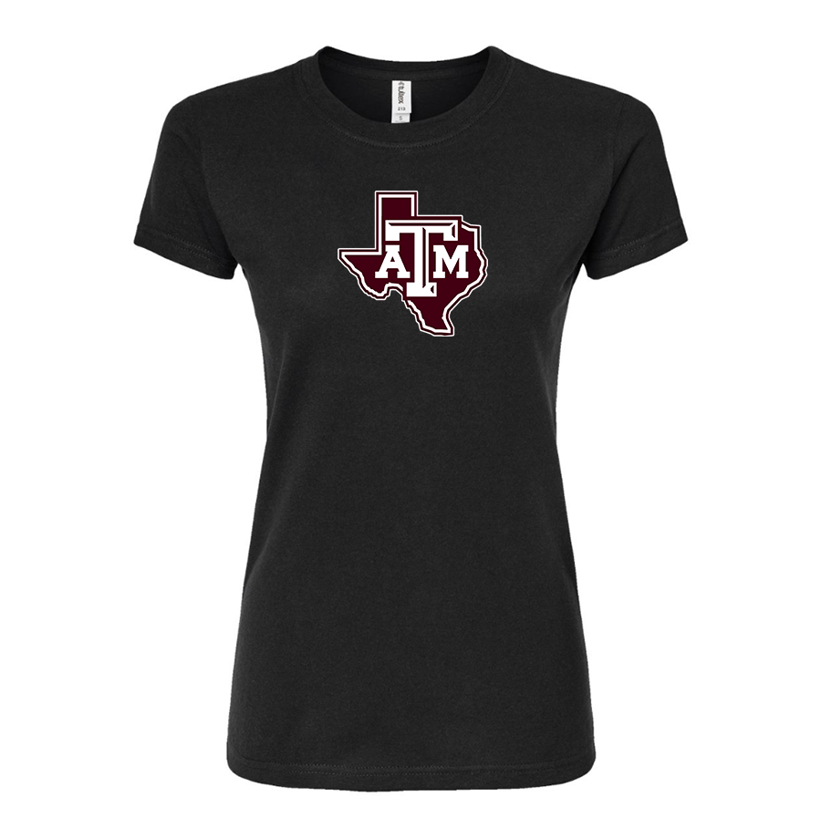 Women's Texas AM Aggies Round Neck T-Shirt