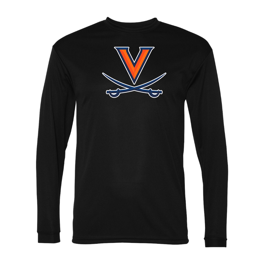 Men's Virginia Cavaliers Polyester Long Sleeve T-Shirt