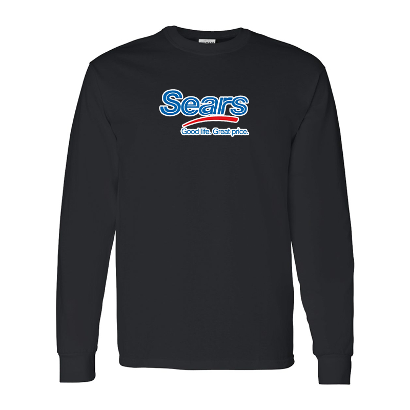 Men's Sears Gildan Heavy Cotton Long Sleeve T-Shirt