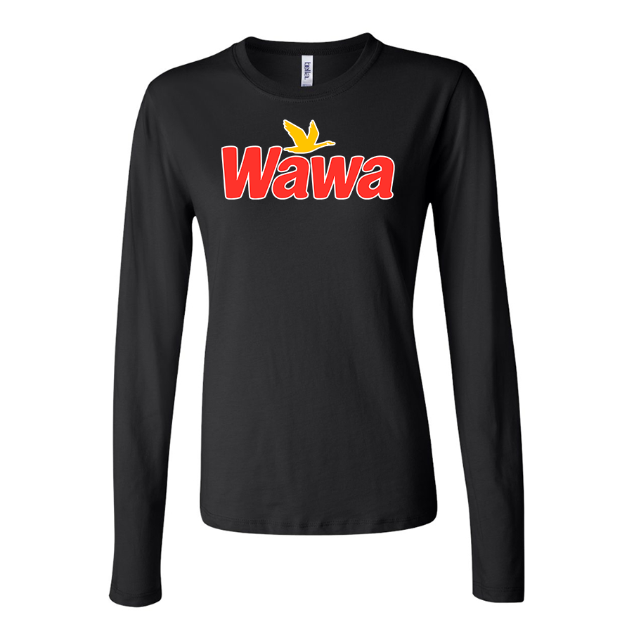 Women's Wawa Gas Station  Long Sleeve T-Shirt