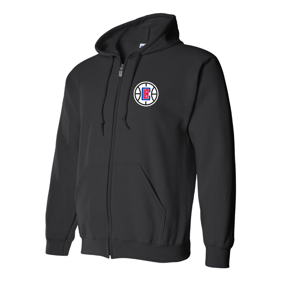 Men's LA Clippers Zipper  Hoodie