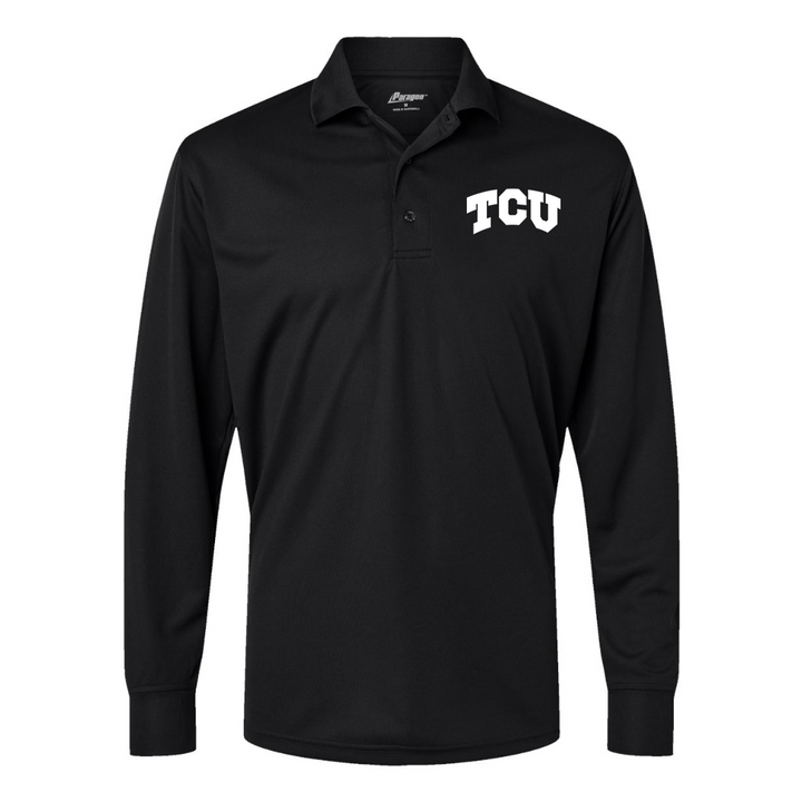 Men's TCU Horned Frogs Paragon Prescott Long Sleeve Polo