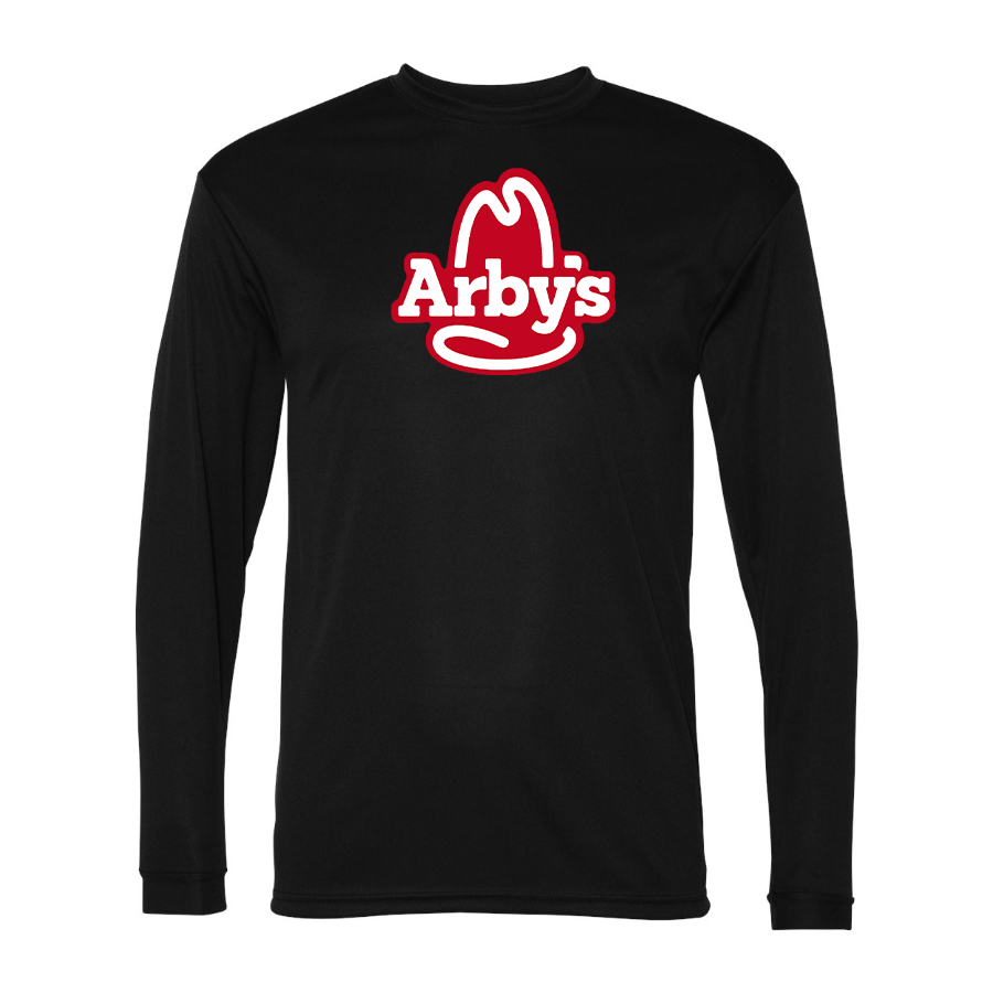 Men's Arbys Polyester Long Sleeve T-Shirt