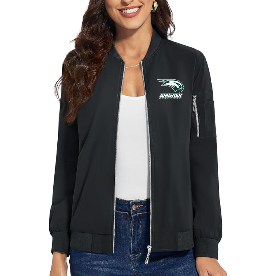 Women's Wagner Seahawks   Premium Bomber Jacket with Polished Detailing and Functional Sleeve Pocket Modern Luxury Outerwear