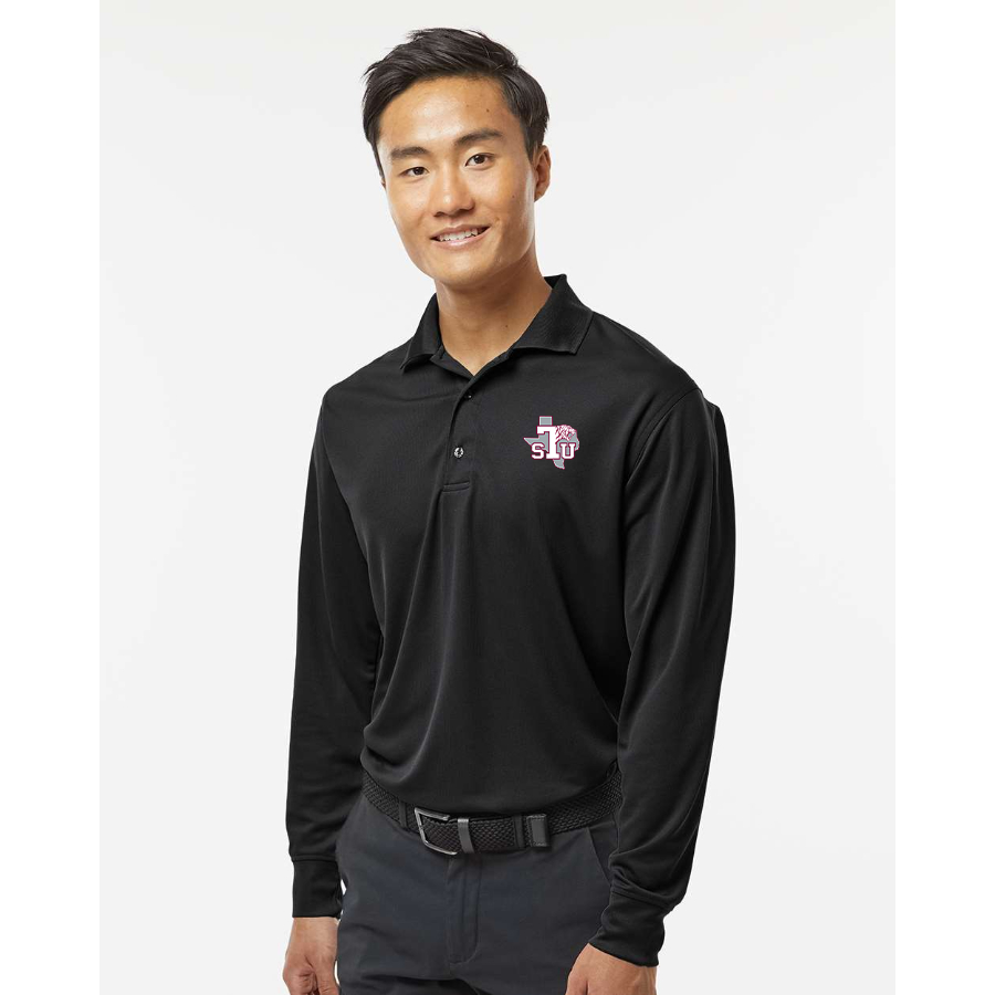 Men's Texas Southern Tigers Paragon Prescott Long Sleeve Polo