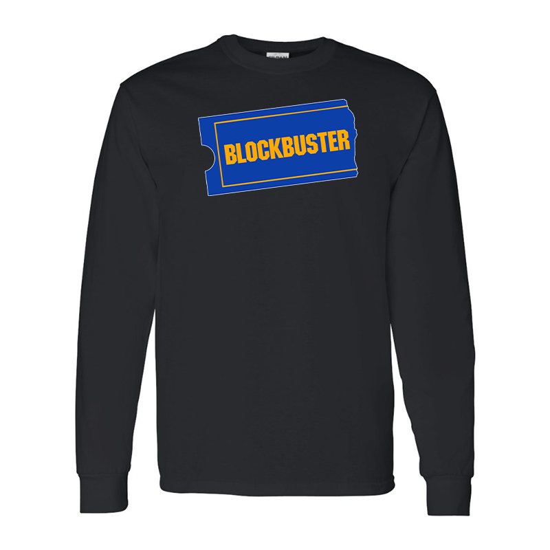 Men's Blockbuster Gildan Heavy Cotton Long Sleeve T-Shirt