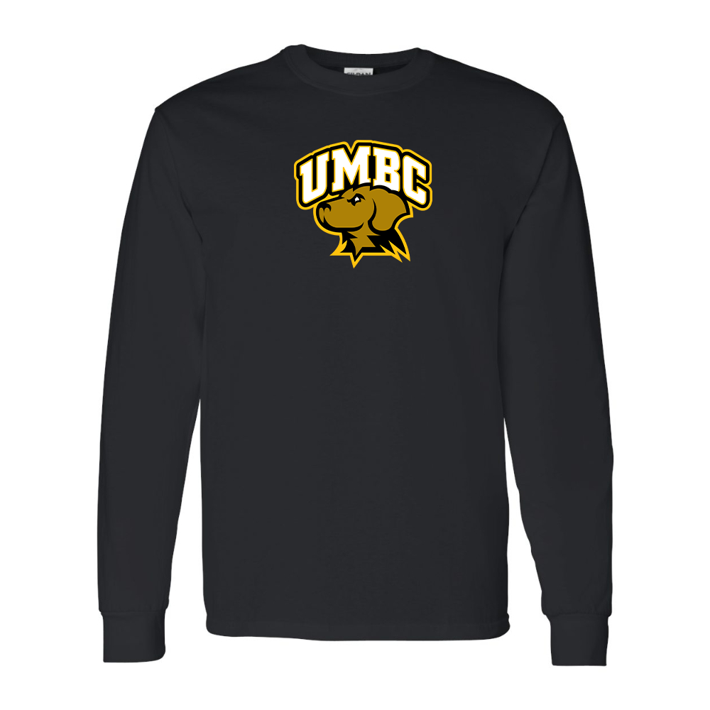 Men's UMBC Retrievers Gildan Heavy Cotton Long Sleeve T-Shirt