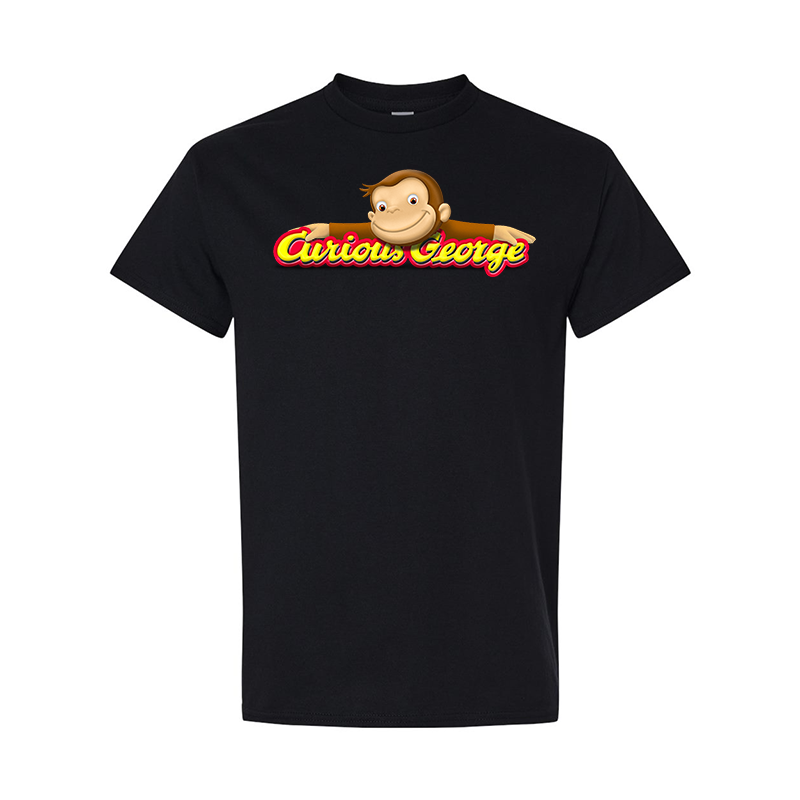 Men's Curious George Gildan Heavy Cotton T-Shirt