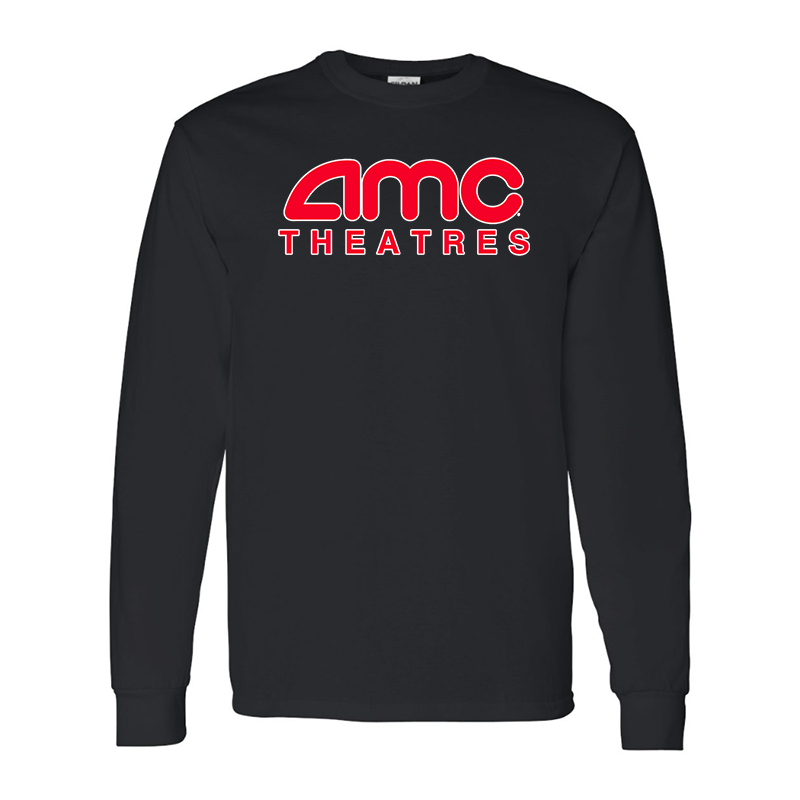 Men's Amc Theatres Gildan Heavy Cotton Long Sleeve T-Shirt