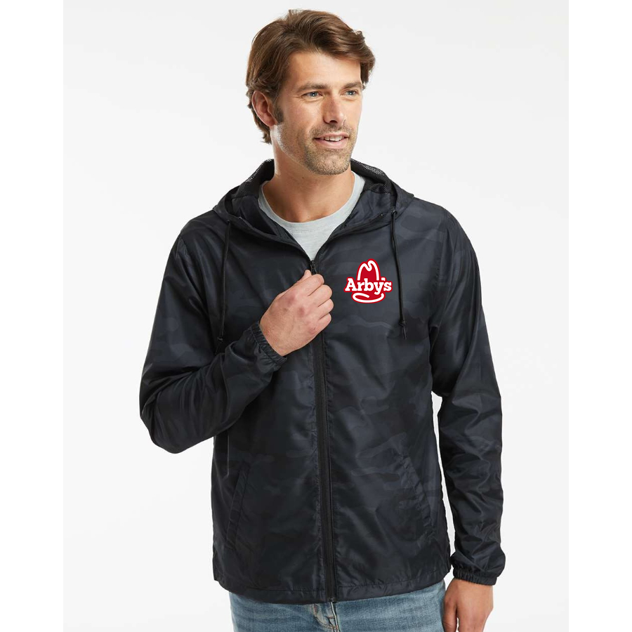 Men's Arbys Independent Trading Co Lightweight Windbreaker Full-Zip Jacket