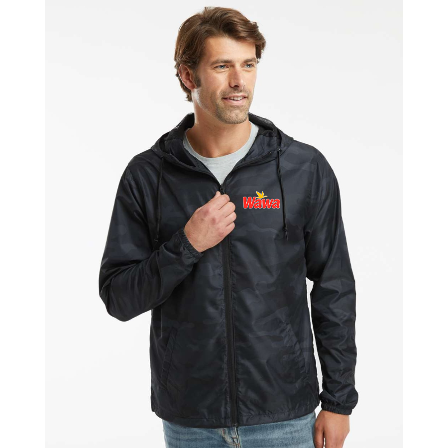 Men's Wawa Gas Station Independent Trading Co Lightweight Windbreaker Full-Zip Jacket