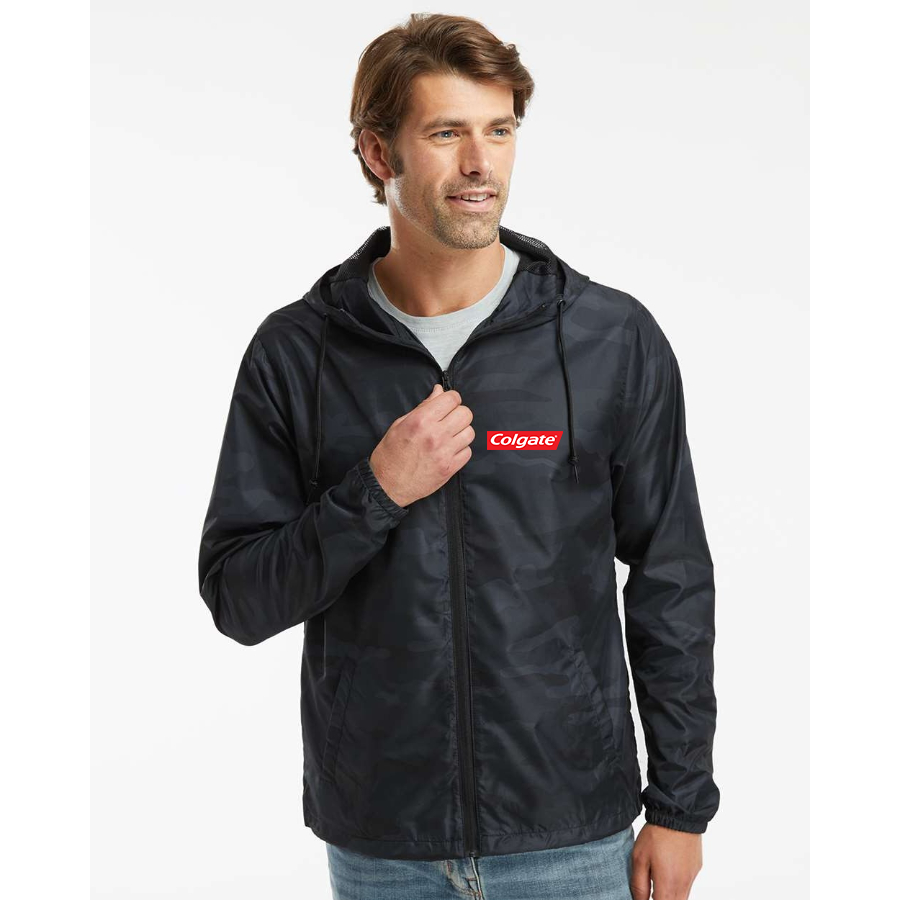 Men's Colgate Independent Trading Co Lightweight Windbreaker Full-Zip Jacket