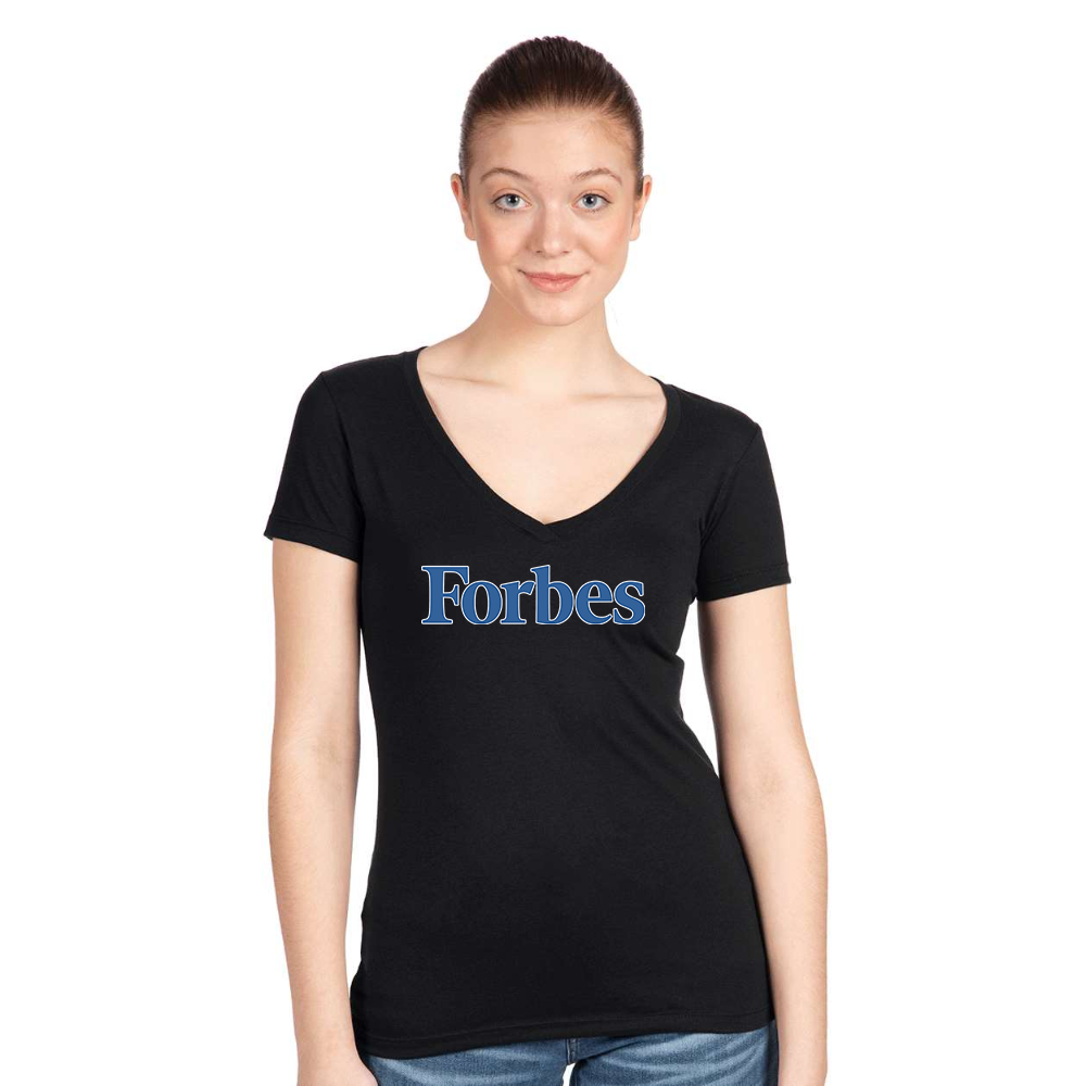 Women's Forbes Next Level Ideal V-Neck T-Shirt