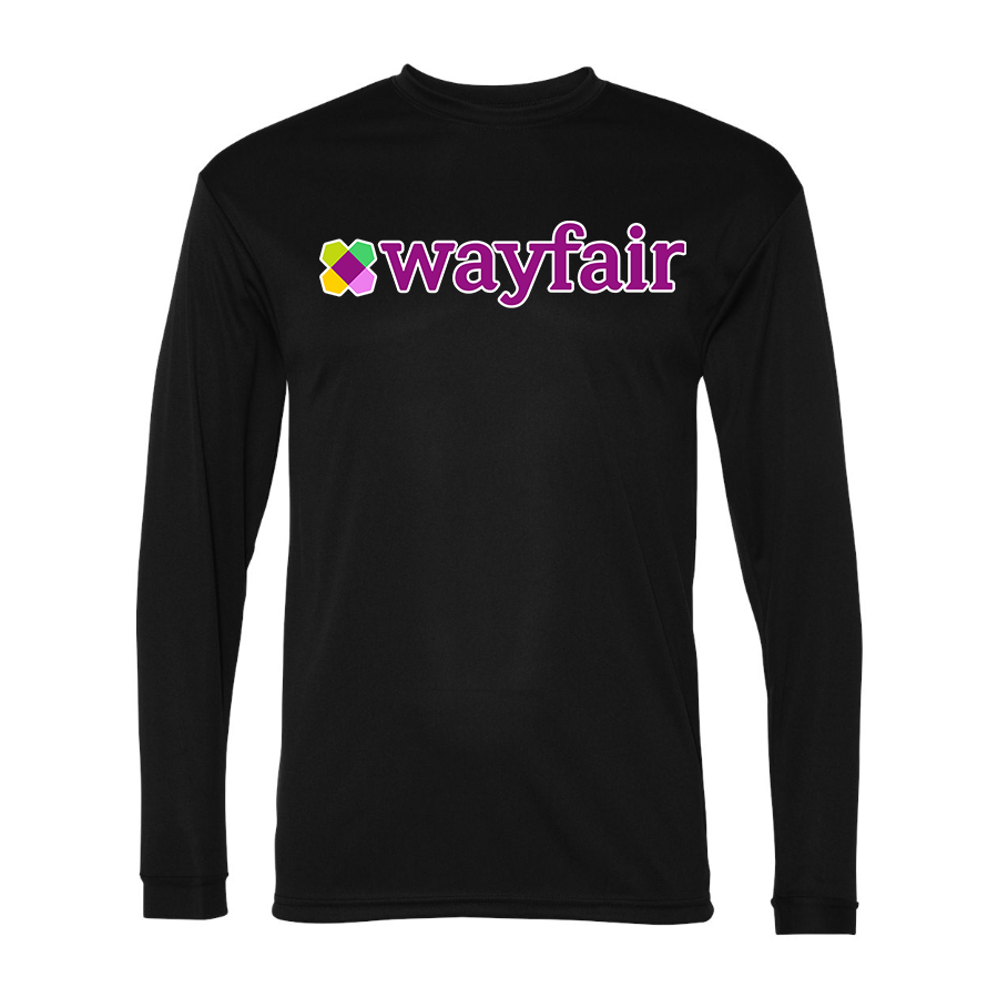 Men's Wayfair Polyester Long Sleeve T-Shirt