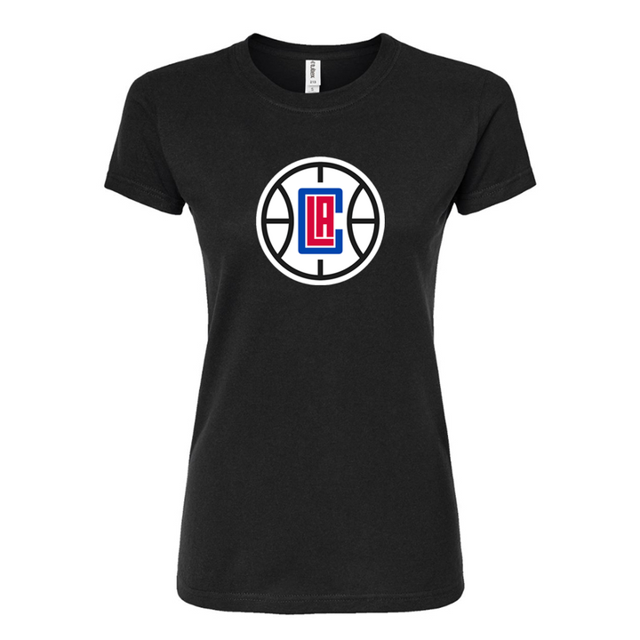 Women's LA Clippers Round Neck T-Shirt