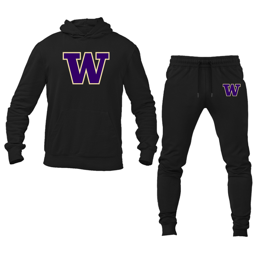 Men's Washington Huskies Hoodie and Joggers Set