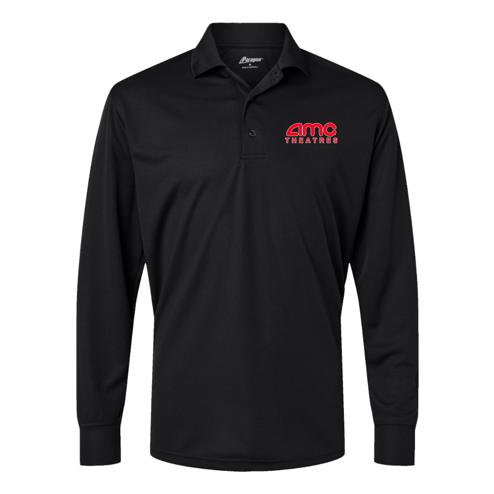 Men's  Amc Theatres Paragon Prescott Long Sleeve Polo