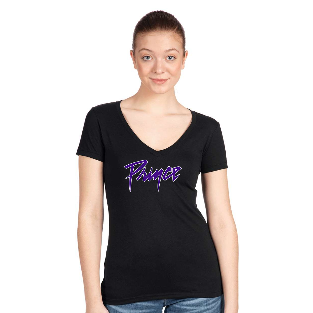 Women's Prince Next Level Ideal V-Neck T-Shirt