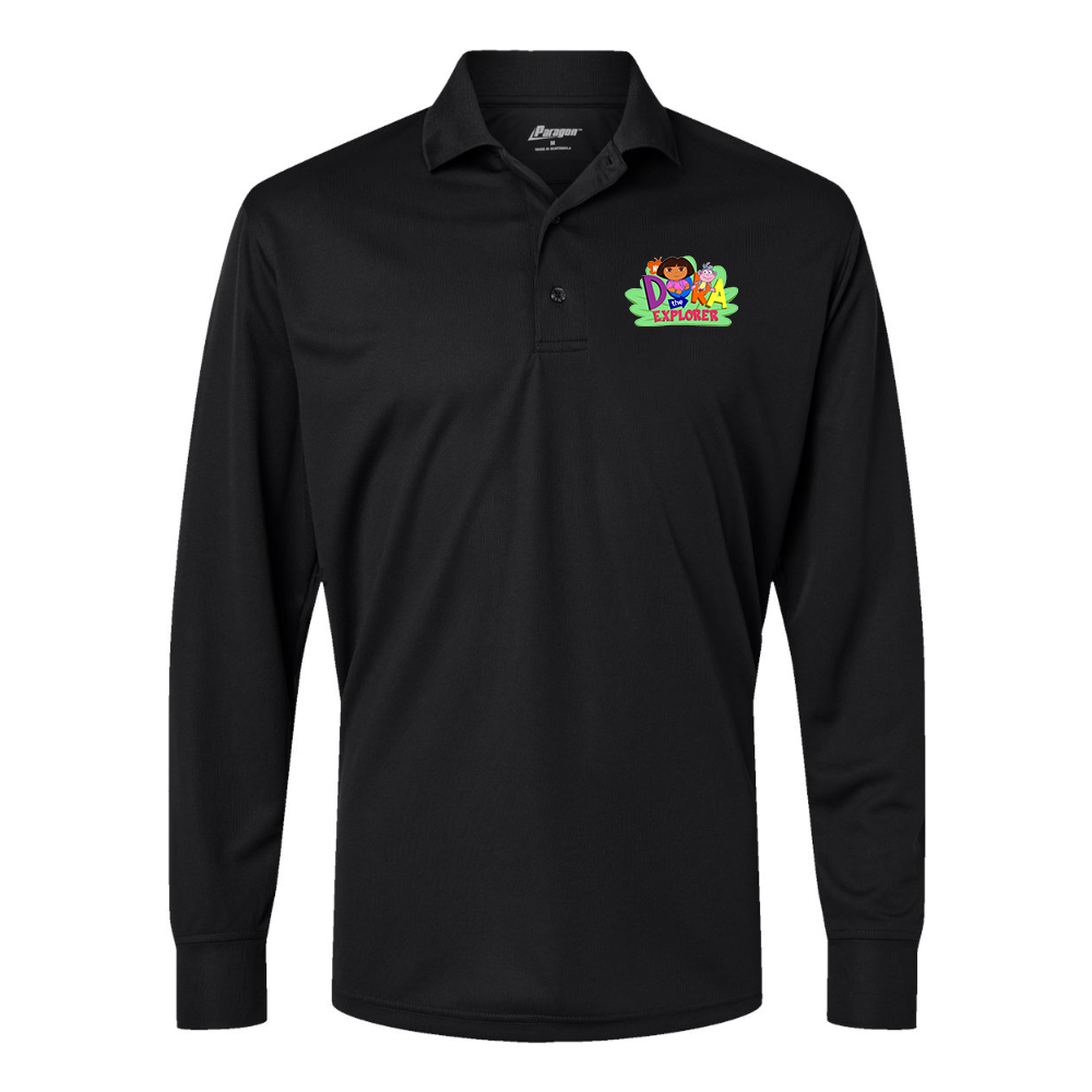 Men's  Dora the Explorer Paragon Prescott Long Sleeve Polo